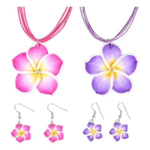 Colar Havaí, Acessórios Havaianos, Swing, 2 Conjuntos